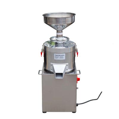 商用花生酱机不机锈芝麻酱电钢DCV动小型餐厅器自动研磨机磨浆机