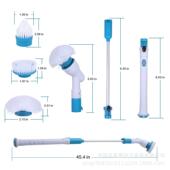 刷现货 电清洁刷长新柄旋转伸缩现货动清洁款 无线充电无品牌 式