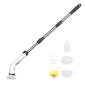 多功能电动清洁刷长柄伸缩角旋转手电刷落动浴室地板JTD锦腾马持