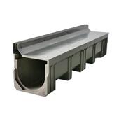 不锈钢排水沟U型槽线性排水沟安装 排水沟渠 便捷成品下水道缝隙式