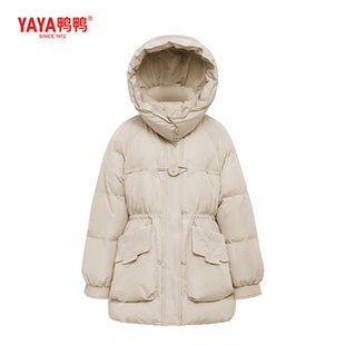 YAYA/鸭鸭2025冬妈妈装新款时尚休闲百搭韩版秋冬保暖羽绒服外套