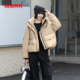 鸭鸭2025冬季 新款 女士百搭时尚 YAYA 休闲潮流韩版 连帽羽绒服外套