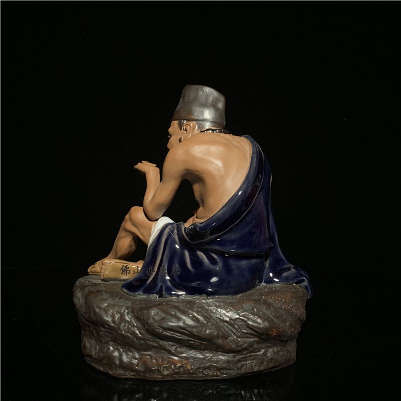 石湾公仔陶瓷济公摆件创意客厅玄关电视柜工艺品装饰人物特色礼品