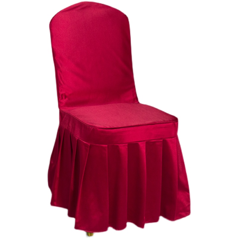 贡缎缎面酒店饭店纯色婚庆欧式宴会婚庆椅子餐椅凳