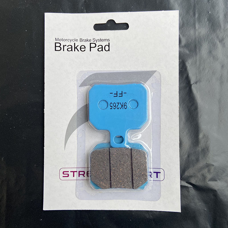 布雷博小螃蟹蓝色刹车皮电动车改装碟刹K卡钳陶瓷刹车片粉色耐磨