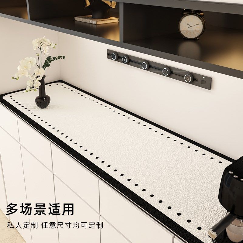 餐边柜桌垫防水桌布简约风电视柜台面保护垫子鞋柜桌面垫可裁剪
