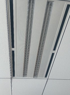 中央空调灯盘嵌入出风口孔灯日光灯tled长条灯反光天灯