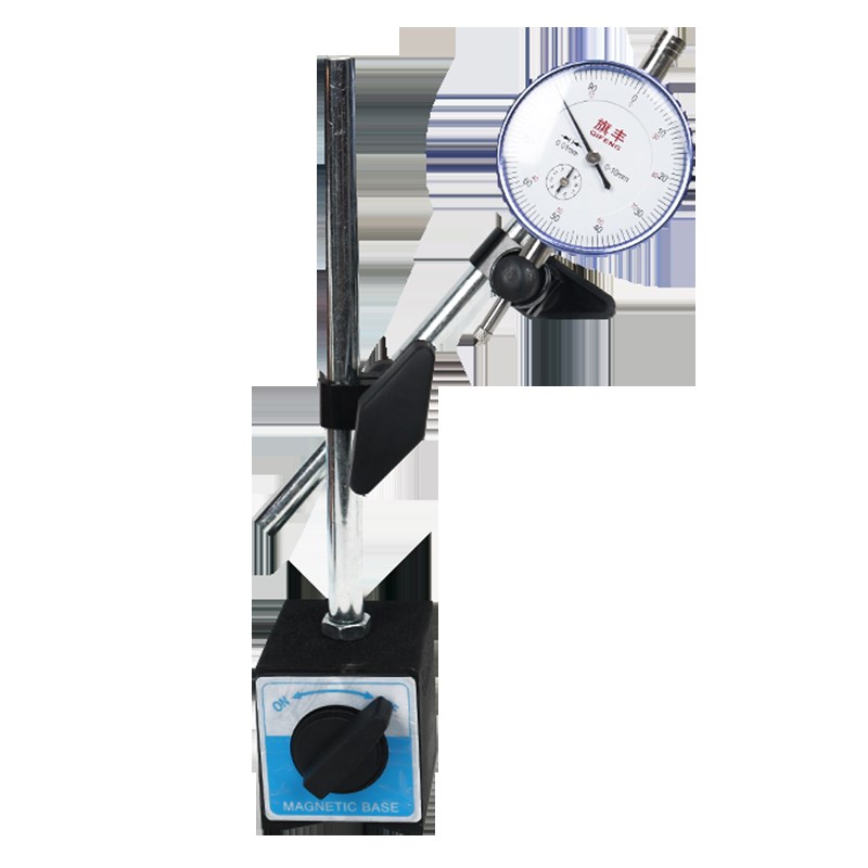旗丰百分表一校表头0-10mm高精度0.01mm磁力磁性表座数显千分表