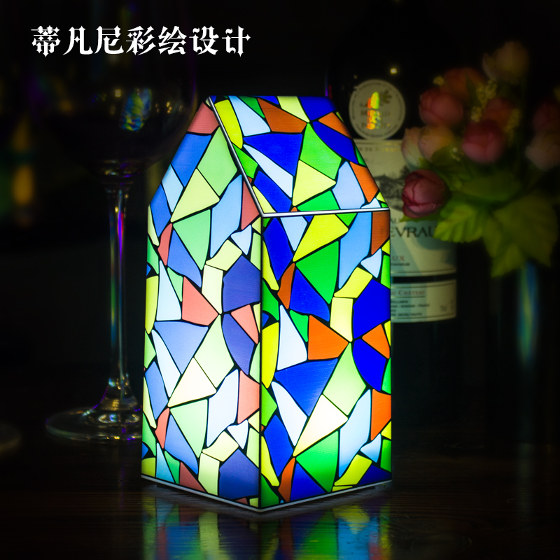 led充电酒吧台灯装饰创意个性ktv服务号码灯发光定制桌灯小夜灯