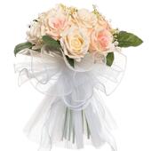 韩婚礼新娘捧花伴塑料绢花婚假庆拍摄道具仿真花家居摆式 手SPH