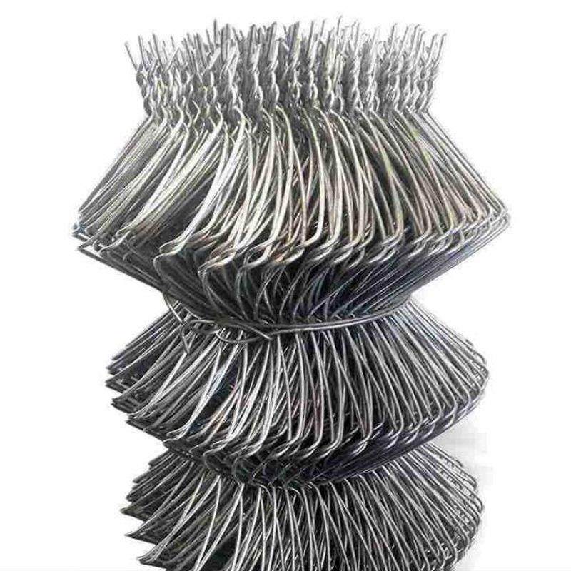 动物园户外加粗钢丝防锈冷热镀锌养殖围栏防护铁丝菱形方格勾花网