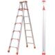 折用叠人梯铝合金登高爬侧PSM梯工程双步梯合梯梯子家防字滑加厚