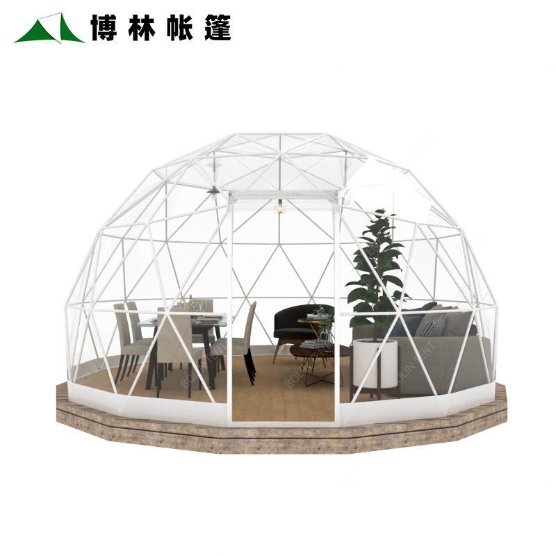 户外透明球形帐篷网红3米x3米帐篷民宿文旅酒店帐篷餐饮帐篷酒店