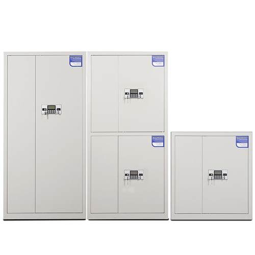 电子保密文件柜指纹密码锁钢制办公室财务资料柜单节国宝锁密码柜