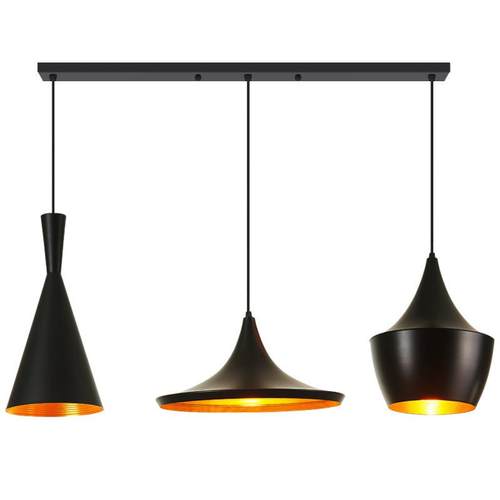 简约创意乐器吊灯三头北欧复古艺术咖啡厅吧台灯西餐厅单头小吊灯