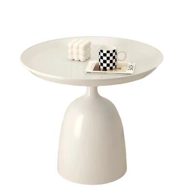 沙简约铁艺圆桌奶油小边室几客家用卧茶几发小户型阳SVP台简厅易