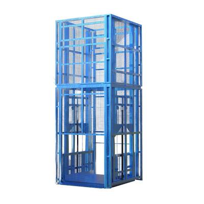 广东工厂直供简易升降机货架阁楼单双轨货运防坠落液压升降货梯