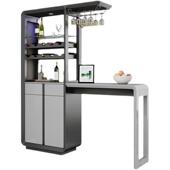 小吧台桌家用酒柜现代简约隔断柜酒吧柜子客厅餐厅柜一体桌玄关柜