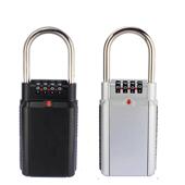 钥匙盒密码 销金属四位带有锁钩挂式 装 免安装 修钥匙密码 盒