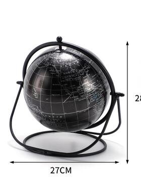 北欧创意地球仪摆件客厅办公室书房桌面样板房间酒柜家居软装饰品