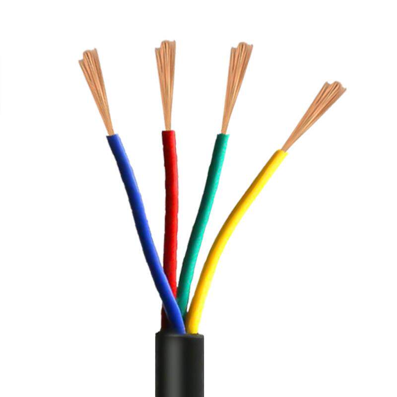 RVV铜芯电缆电源信号线234芯5芯*0.2/0.3/0.75/1.0/2.5/4/6.0平方
