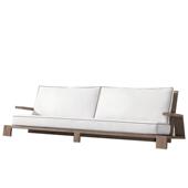 户外柚木沙发防腐躺椅阳光房泳池日晒别墅防水防晒样板房民宿组合