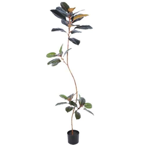 北欧仿真植物橡皮树黑金刚大叶客厅仿真绿植造景装饰盆栽花卉植物