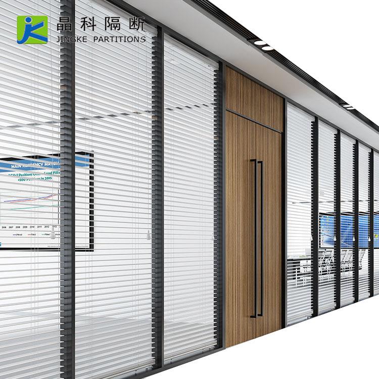 办公室户外玻璃隔断墙定制活动折叠屏风隔断可移动推拉玻璃隔断