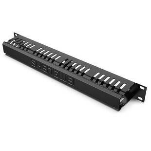 网络机柜理线架24档48口19英寸机柜1u加厚型理线架配线架