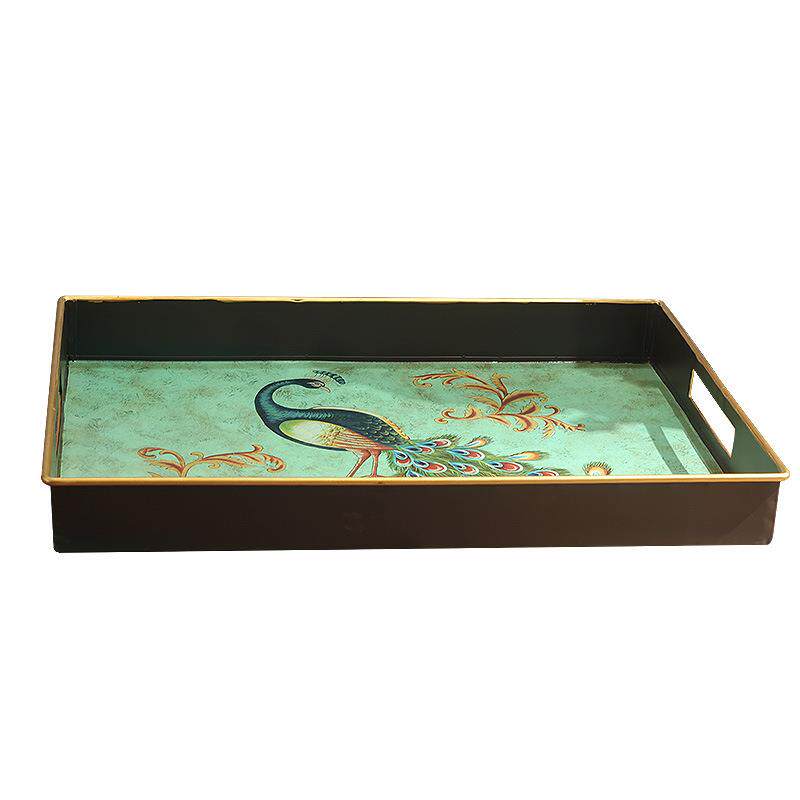 美式陶瓷花瓶高级感插花器客厅软装工艺品摆件仿古做旧灯笼瓶