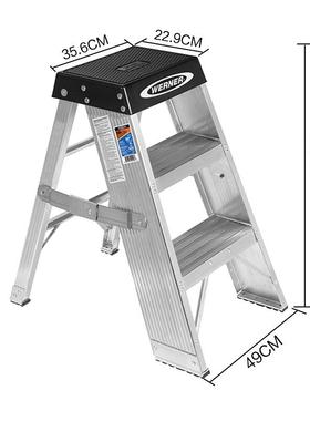 梯子铝合金加厚折叠梯凳花架房车梯150BSSA02SSA0