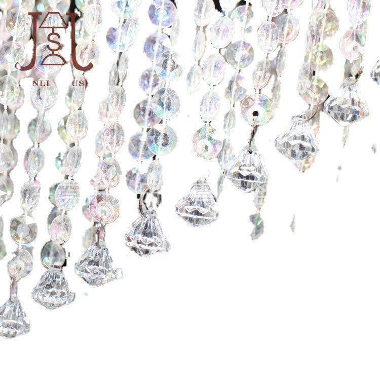 广东枝形吊灯婚礼派对亚克力连线珠防水晶螺旋30*180CM枝形吊灯,家装灯饰光源,智能吊灯,淘宝优惠券,粉丝福利购,淘宝优惠卷