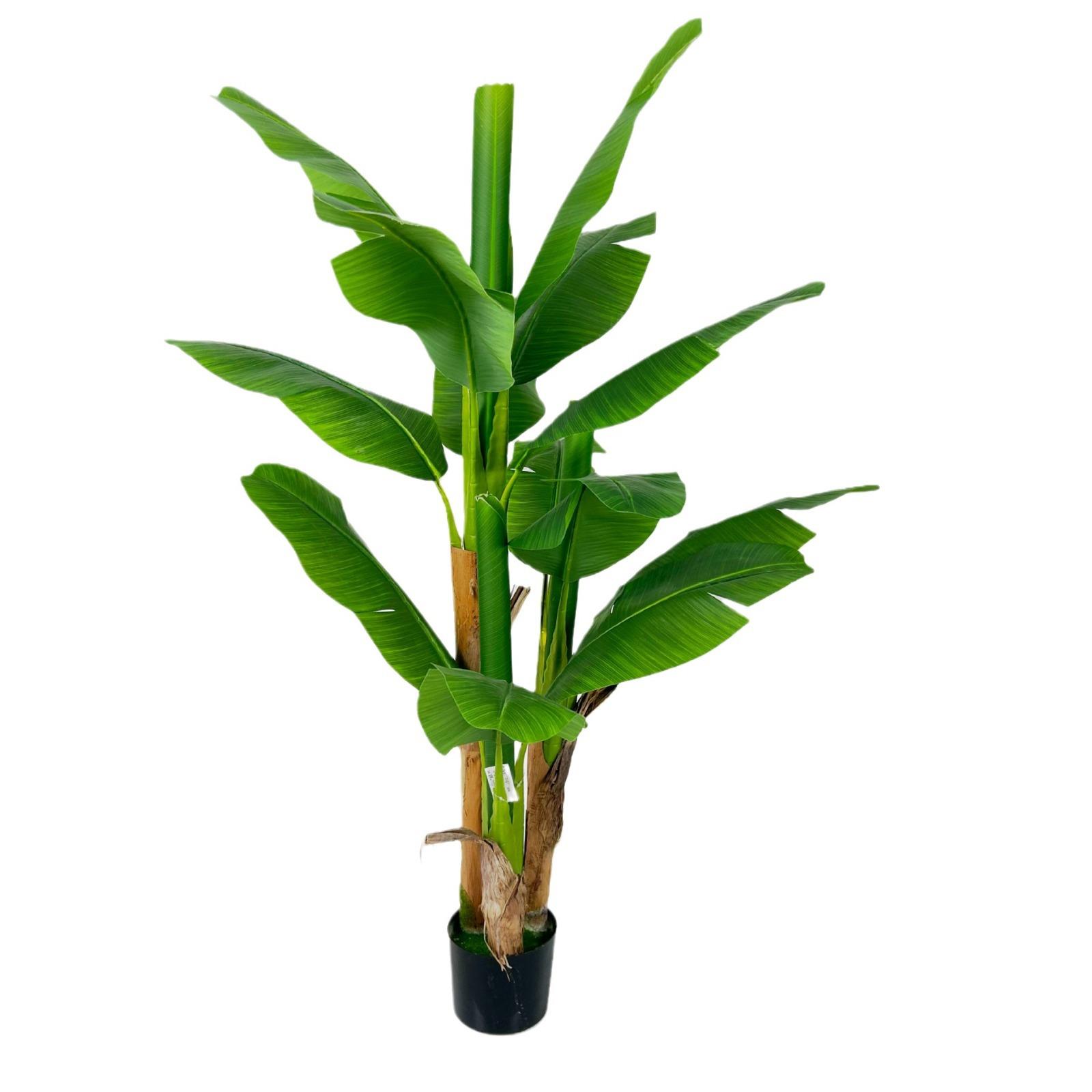 新款仿真绿植盆栽芭蕉树室内大型绿植造景仿真树落地摆件带花盆