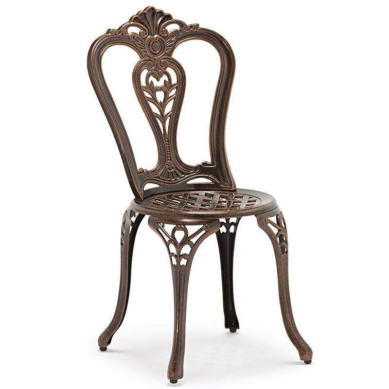 厂家直销阳台桌椅户外休闲庭院桌椅室外打牌喝茶桌椅铸铝家具