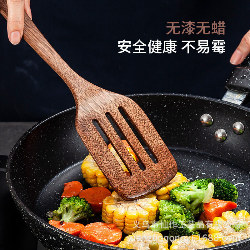 日式木勺子汤勺干饭人专用勺长柄木勺吃饭勺超大木头勺子喝汤勺