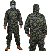 防护服 连体带帽 喷漆连q体服 透气防护服 潮 防尘服 连体服