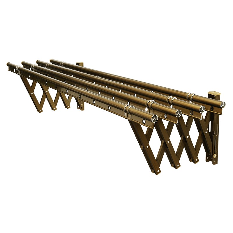 金牛阳台外伸缩晾衣架户外推x拉晒衣架折叠晒被架室外晾衣架晾衣