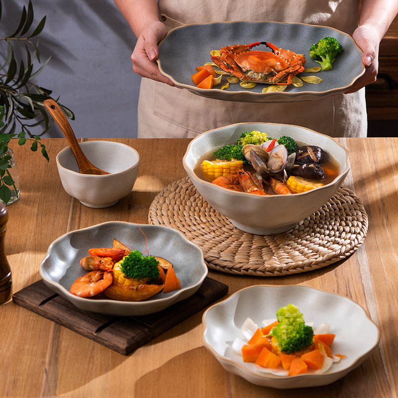 2022新款碗具i轻奢碗碟套装家用高级感日式盘子碗碗筷餐具套组碗,餐饮具,碗,淘宝优惠券,粉丝福利购,淘宝优惠卷