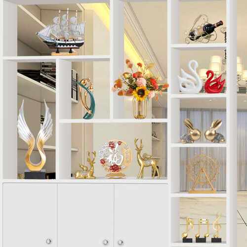 轻奢红酒架高档h家居装饰品摆件客厅玄关电视酒柜办公室桌面工艺