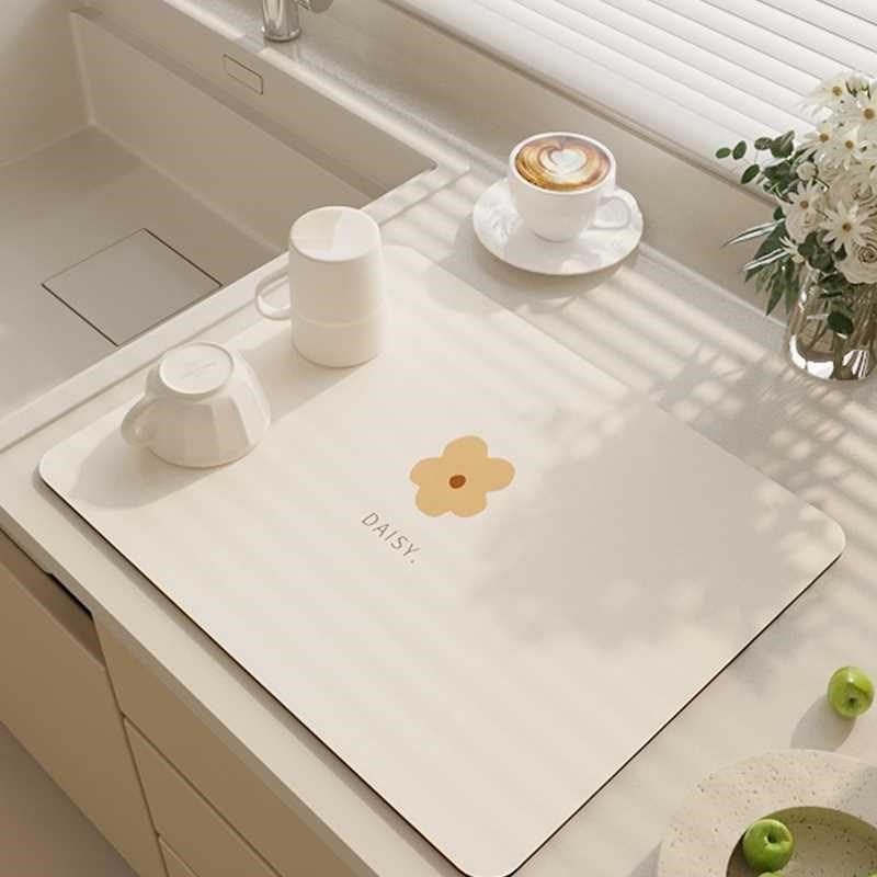厨房沥水垫子台面竈台q水槽洗碗洗手台矽藻泥家用可裁剪吸水凉垫,居家布艺,厨房地垫,淘宝优惠券,粉丝福利购,淘宝优惠卷