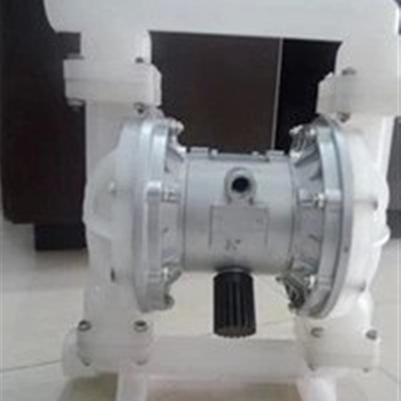 QBY40工程塑料气动隔膜泵,QBK25-40特氟龙配丁晴膜片耐腐蚀隔膜泵