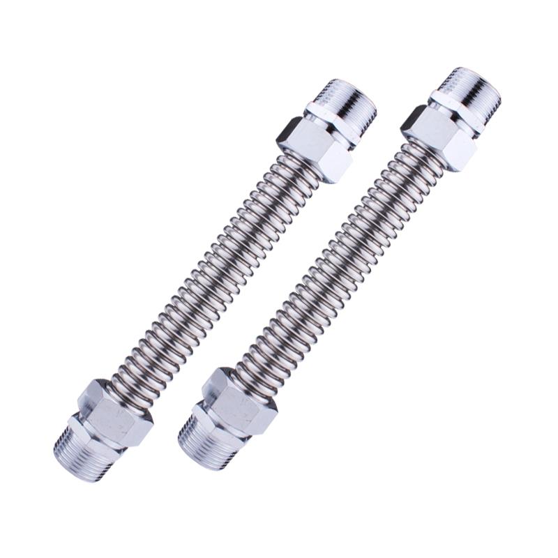 304不锈钢空调波纹管DN15风机盘管空调金属软管4分6分1寸DN20 25