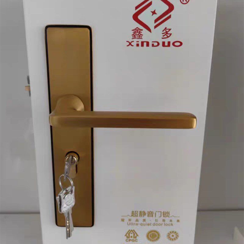 58锁体静音门锁室内磁吸卧室房门锁古铜黑色T实木门把手三件套