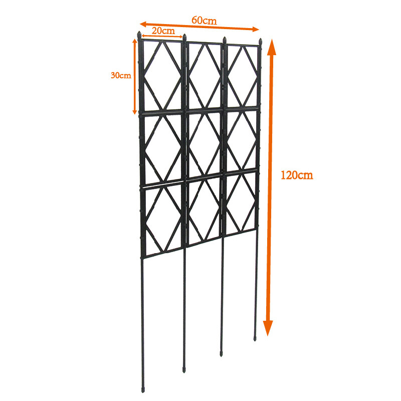 花架子杆户c外屏风靠墙上支架栅栏庭院月季花园铁线莲网格爬藤架