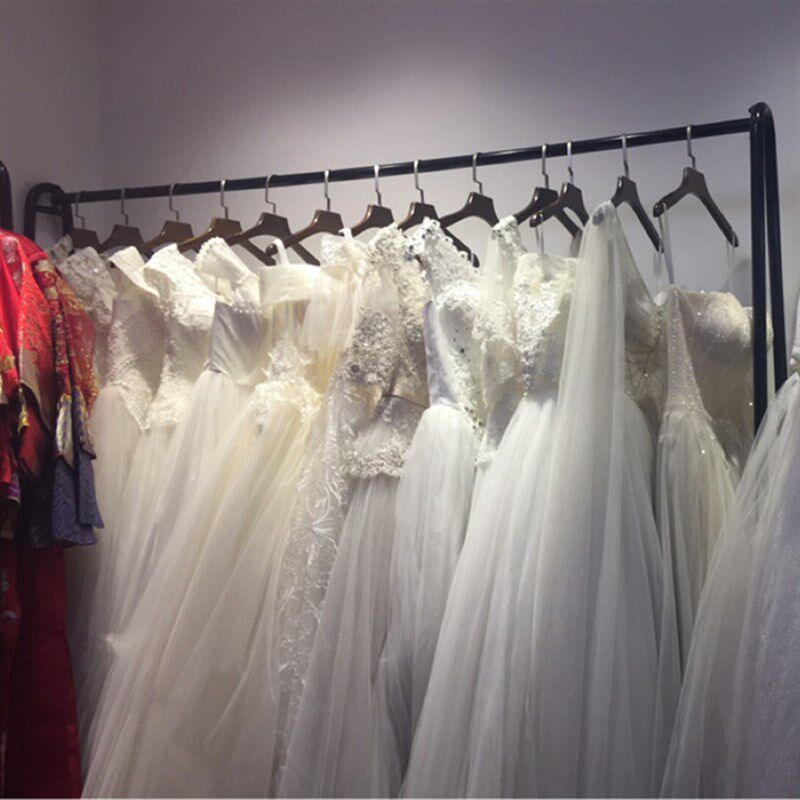 婚纱架影楼专用展示架礼服架子旗袍铁艺挂衣架高档落地Z欧式道具