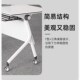 统霸 会议室可移动带轮子长K条桌椅组合拼接办公课 折叠培训桌