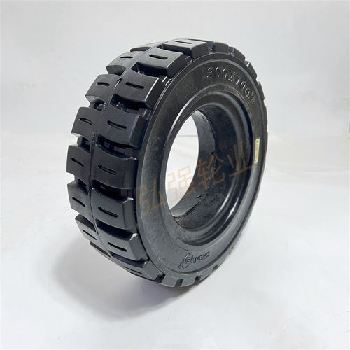 30010e0橡胶实心轮胎带独轮轴扫地机除雪车轮子12寸实心两轮连