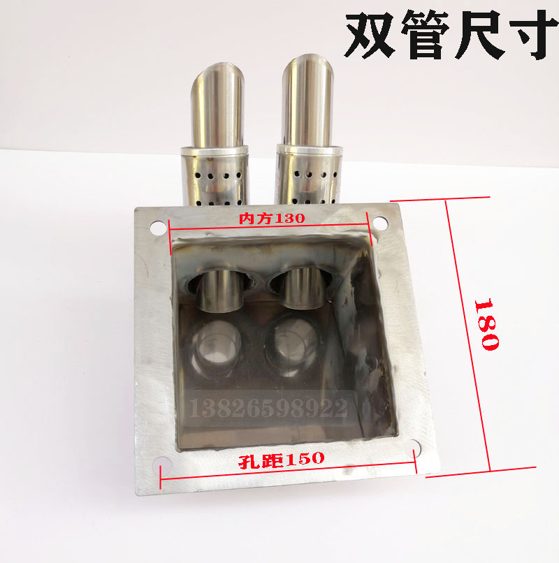 烘料桶吸料盒不锈钢上料管单双管储料桶干燥机配件Y吸上料盒包邮