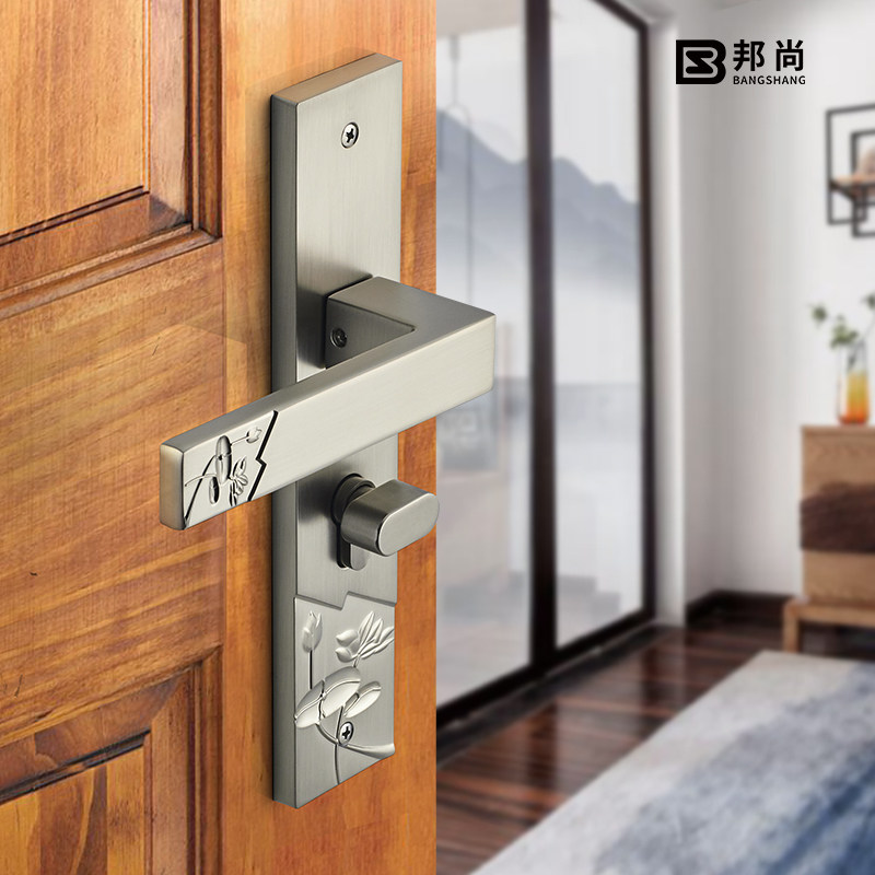 意大利邦尚中式门锁室内卧室房门锁实木门K把手卫生间静音家用锁