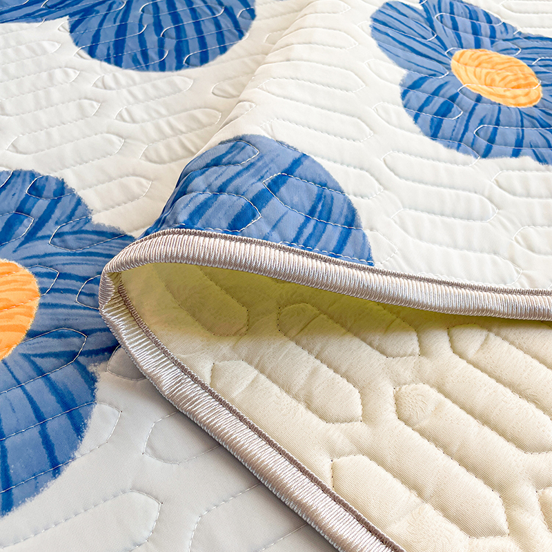 乳胶凉席三件套礼盒装p礼品 凉感床单夏季可机洗水洗 单人空调席